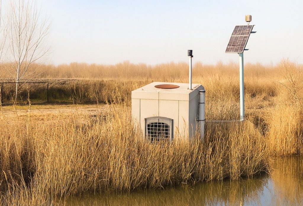 pond outlet structure